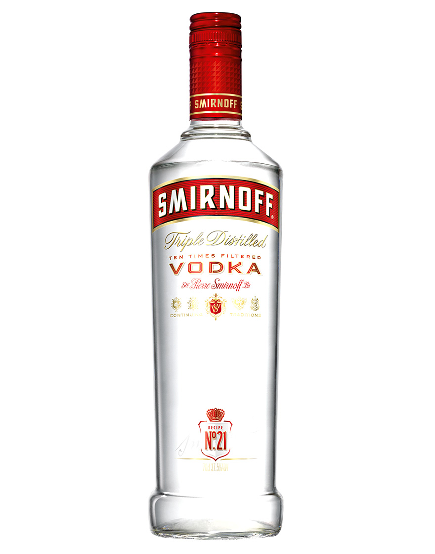 Vodka n. 21 Red Label Smirnoff 0,7 ℓ