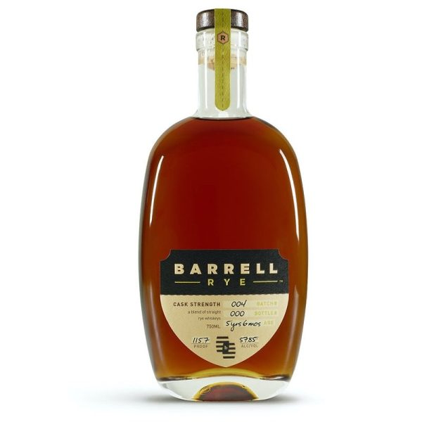 Barrell Rye 5 Year Old Batch #004 Cask Strength Rye Whiskey